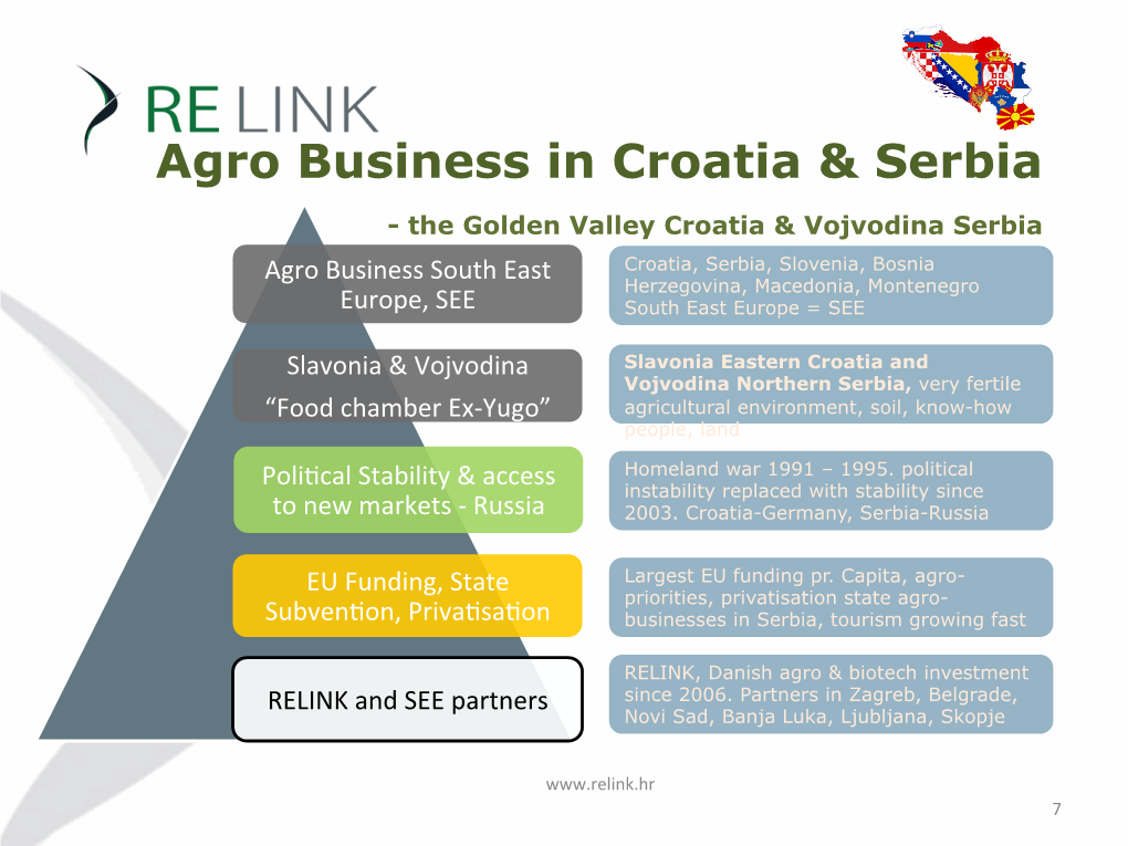 Agro Business in Croatia & Serbia
