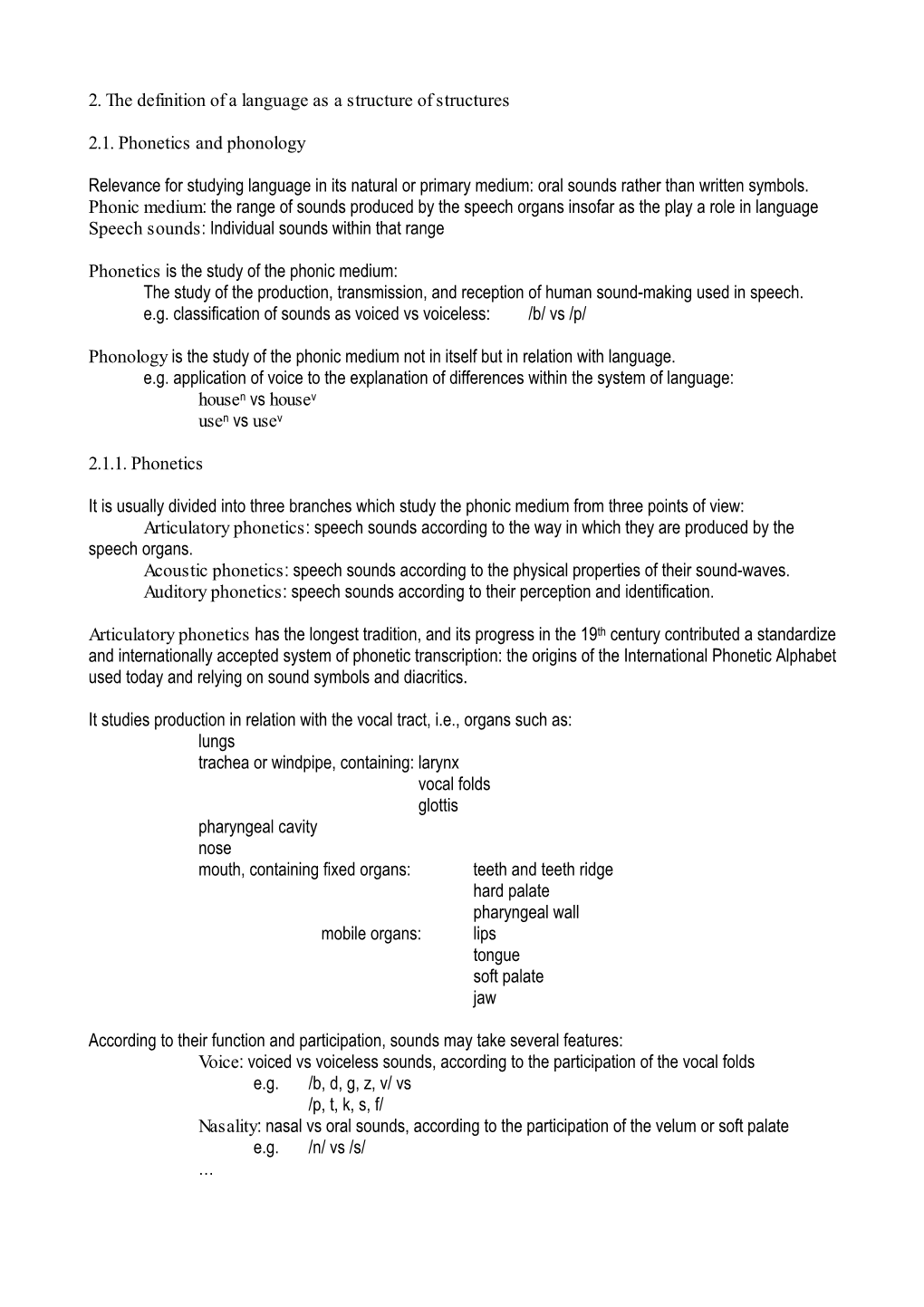 Unit 2 Structures Handout.Pdf