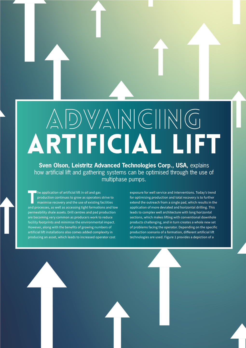 Advancing Artificial Lift