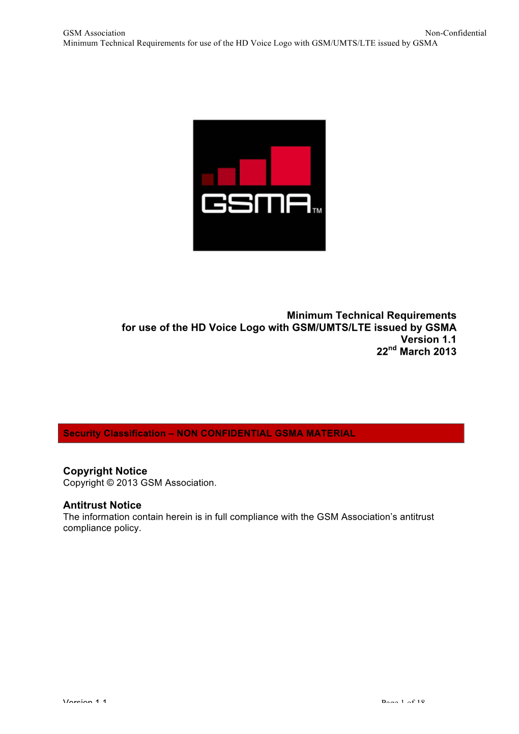 HD Voice Annex C Minimum Requirements with GSM/UMTS/LTE