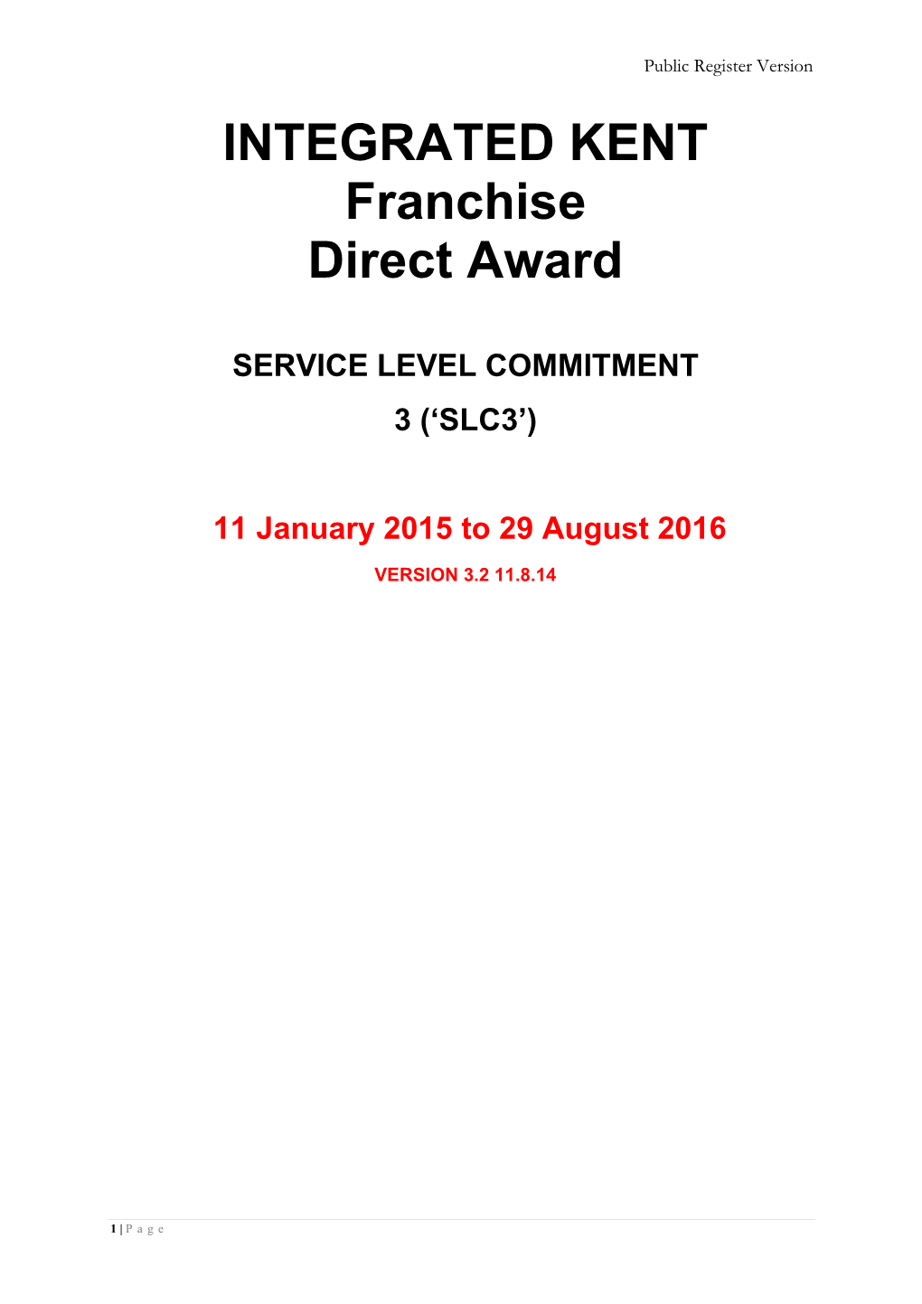 LSER Service Level Commitment 3