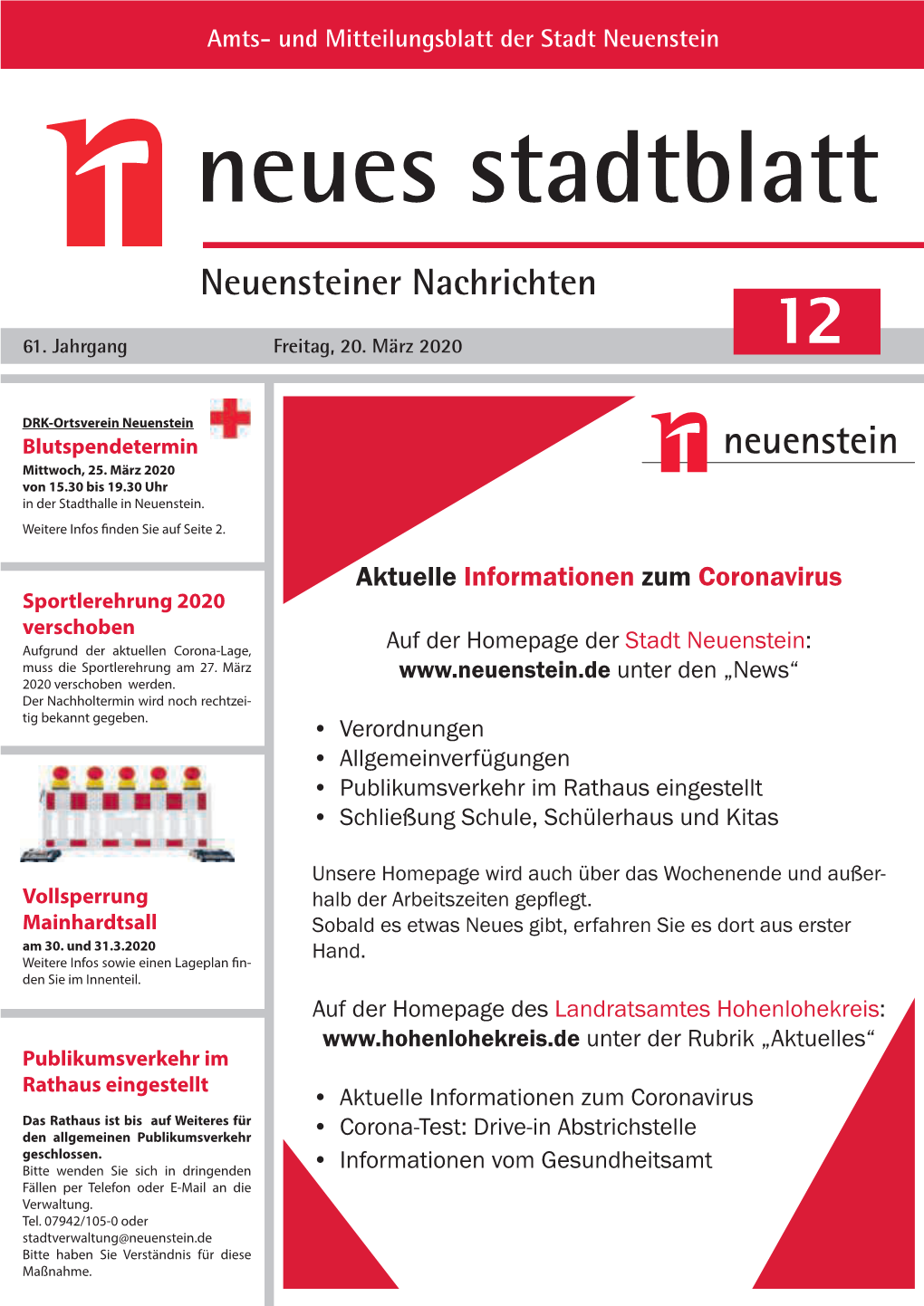 Aktuelle Informationen Zum Coronavirus