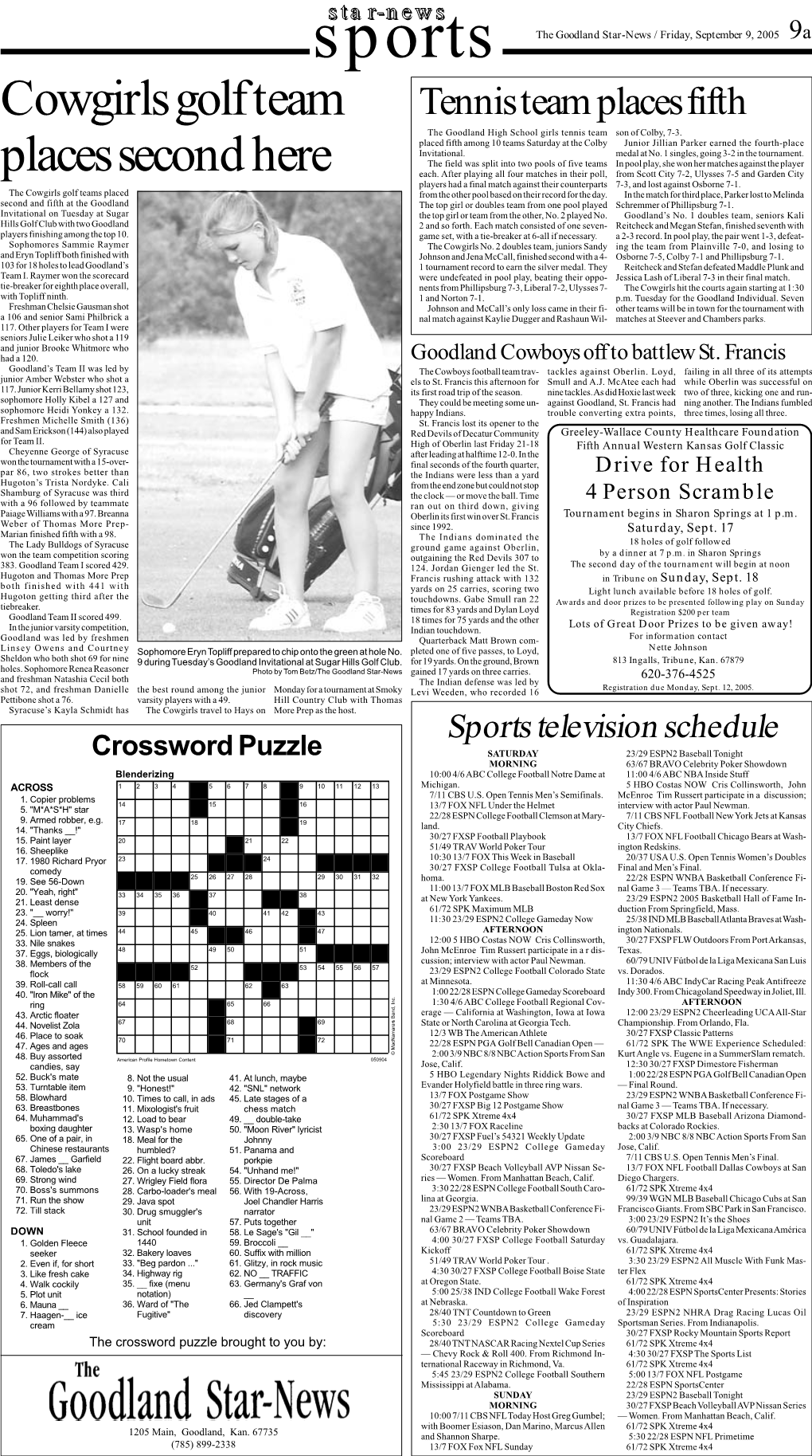 Sports Pg 9A 09-09