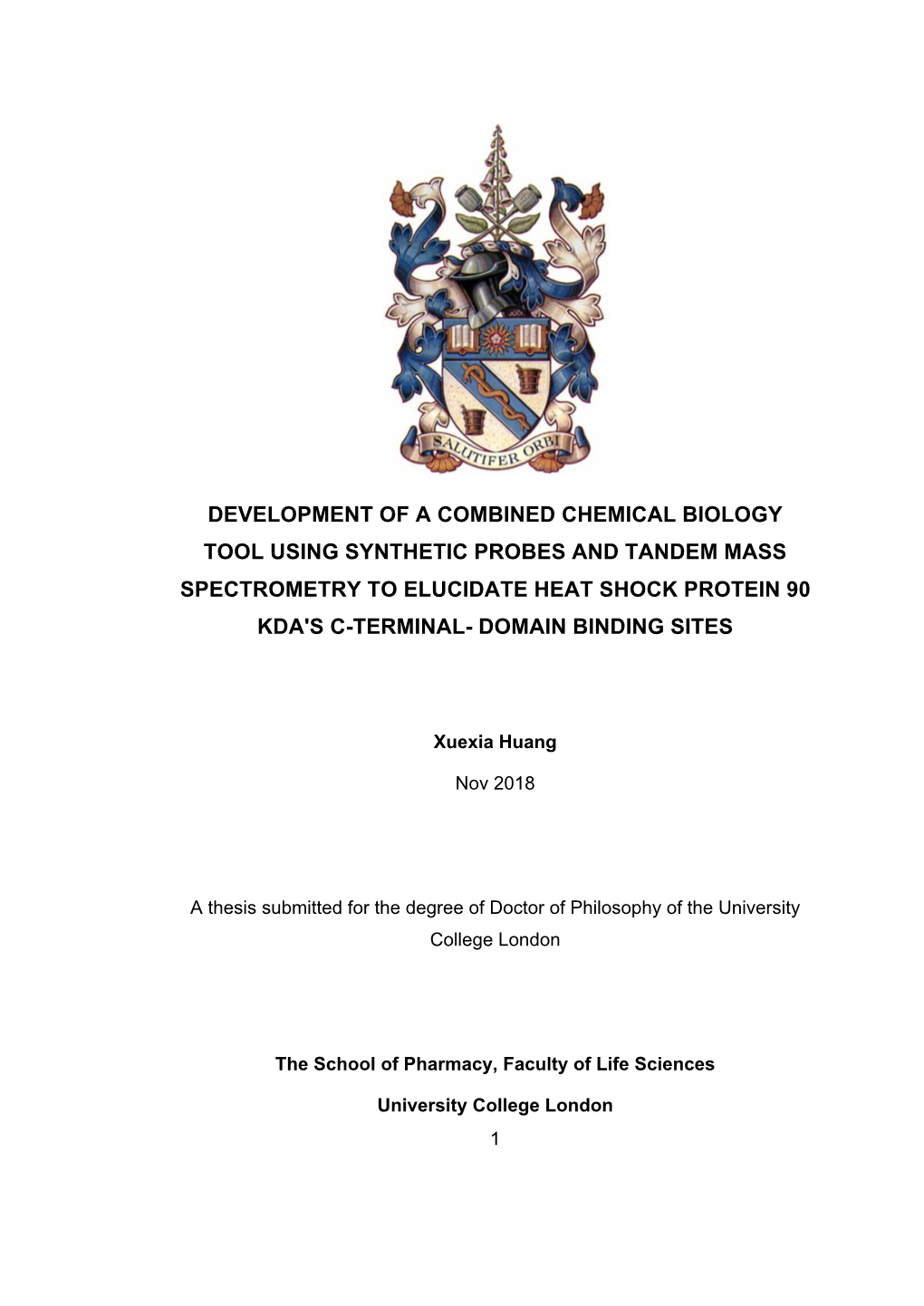 Development of a Combined Chemical Biology Tool Using