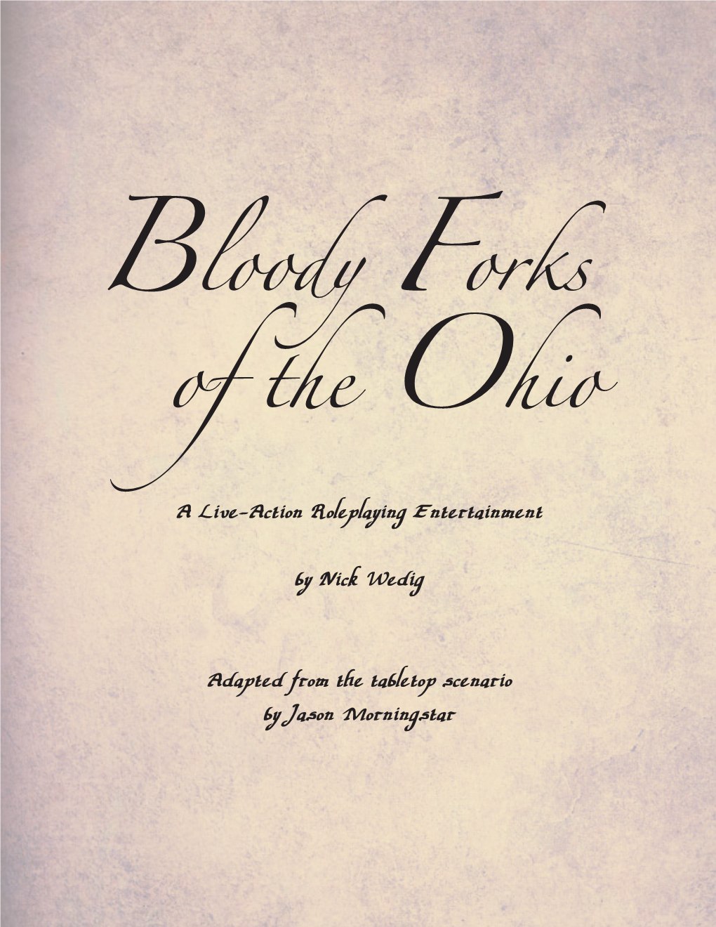 Bloody Forks of the Ohio