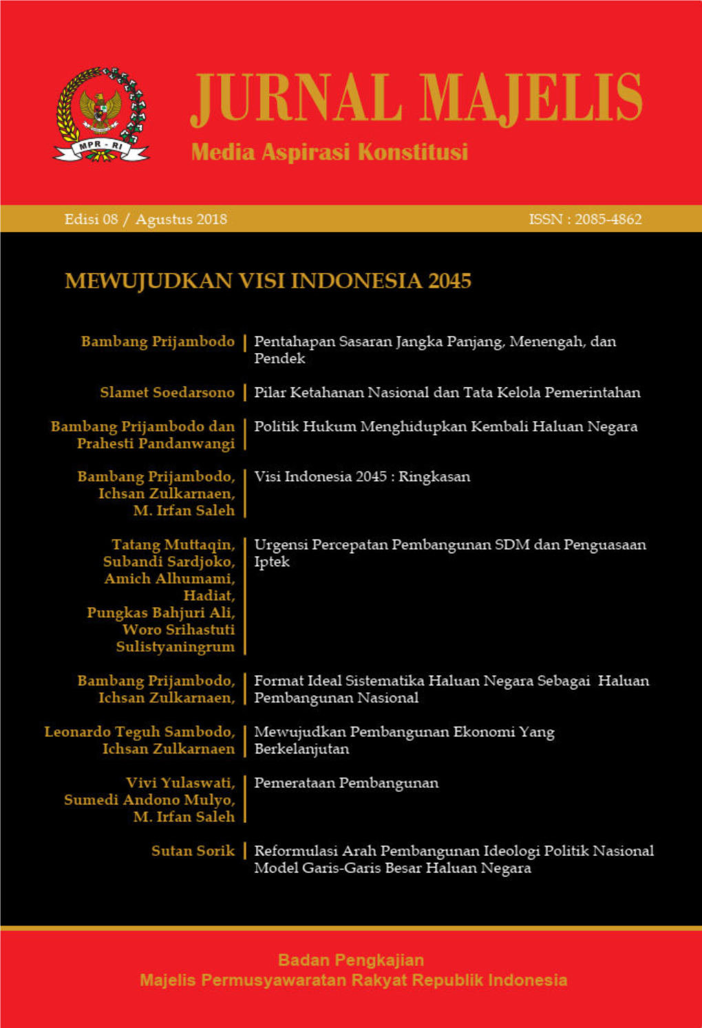 JURNAL MAJELIS Media Aspirasi Konstitusi