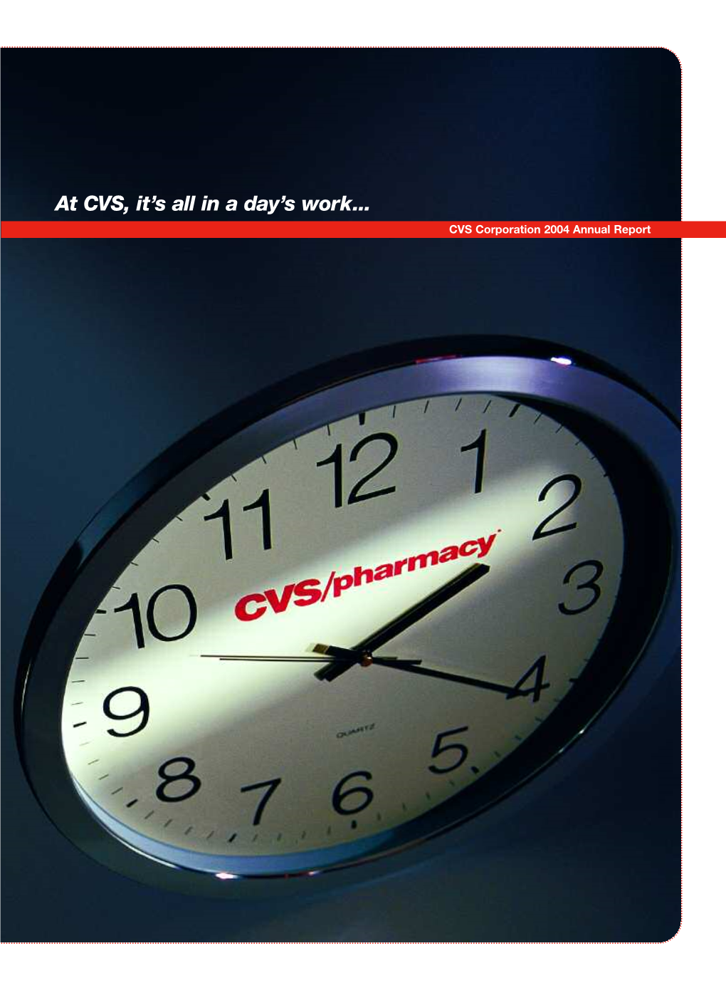 CVS Corporation 2004 Annual Report H Cvrs Narrative 3/17/05 12:18 PM Page +6