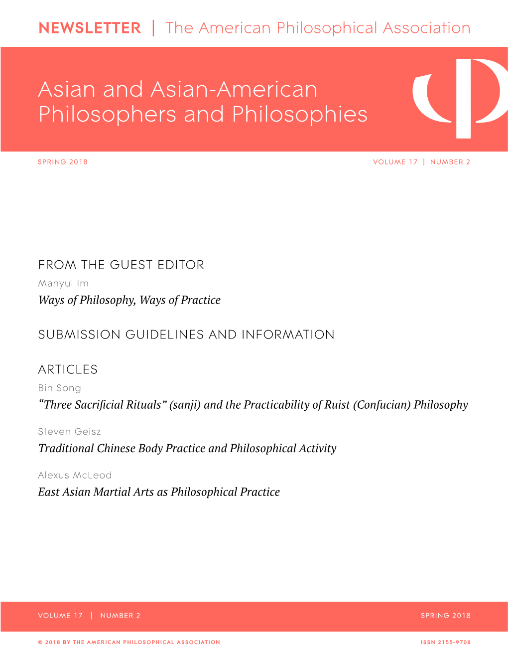 Asian and Asian-American Philosophers and Philosophies