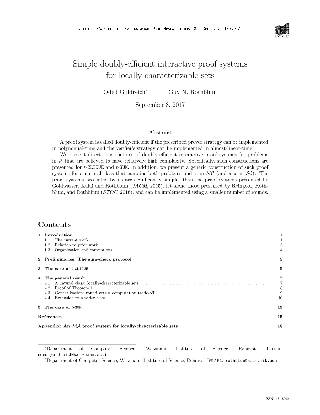 Simple Doubly-Efficient Interactive Proof Systems for Locally