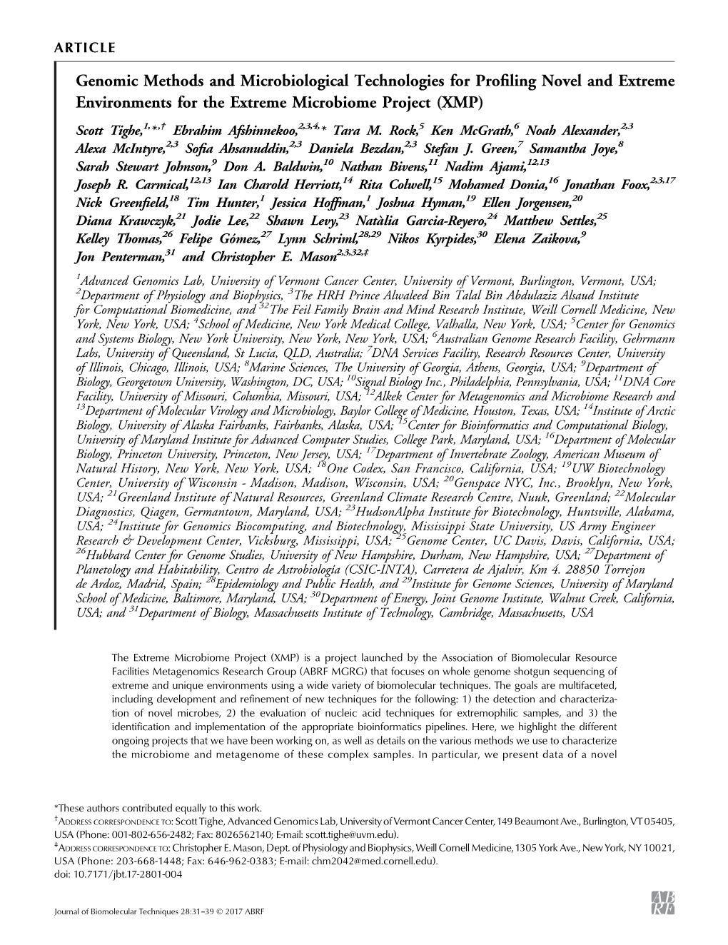 Genomic Methods and Microbiological Technologies for Profiling Novel