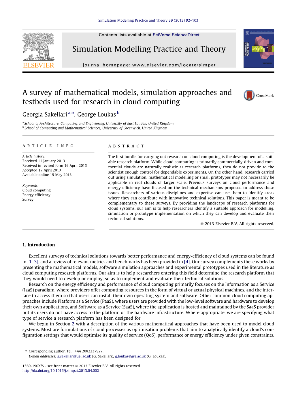 A Survey of Mathematical Models, Simulation Approaches And