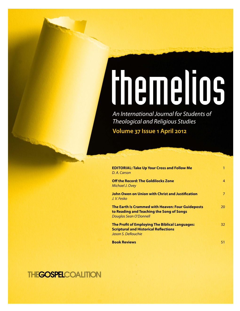 Themelios 37.1 (2012): 1–3