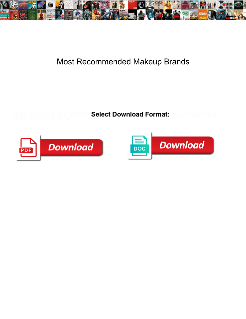 Most Recommended Makeup Brands