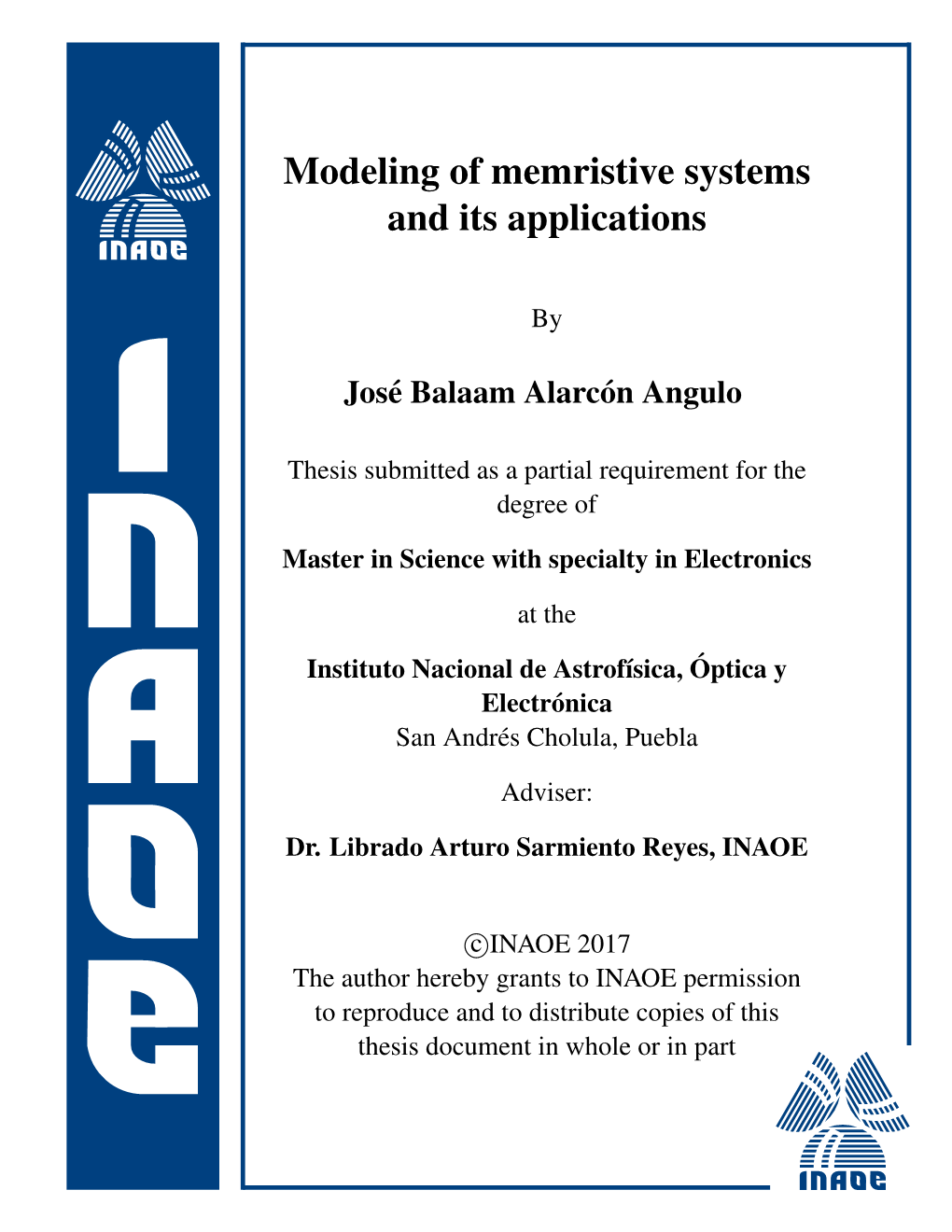 Modeling of Memristive Systems and Its Applications