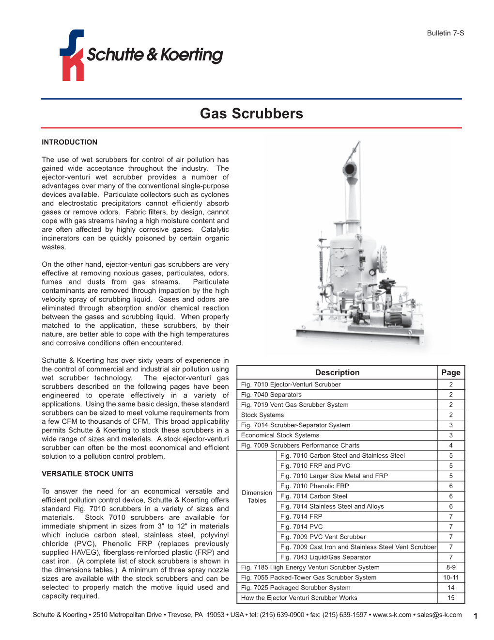 Gas Scrubbers