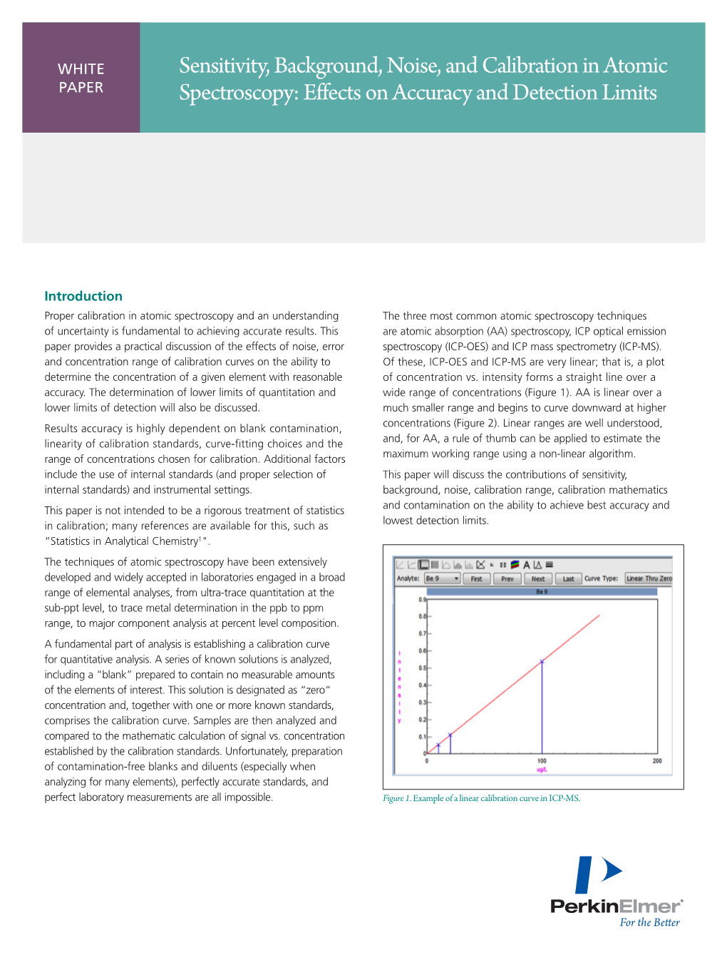 Effects on Accuracy and Detection Limits