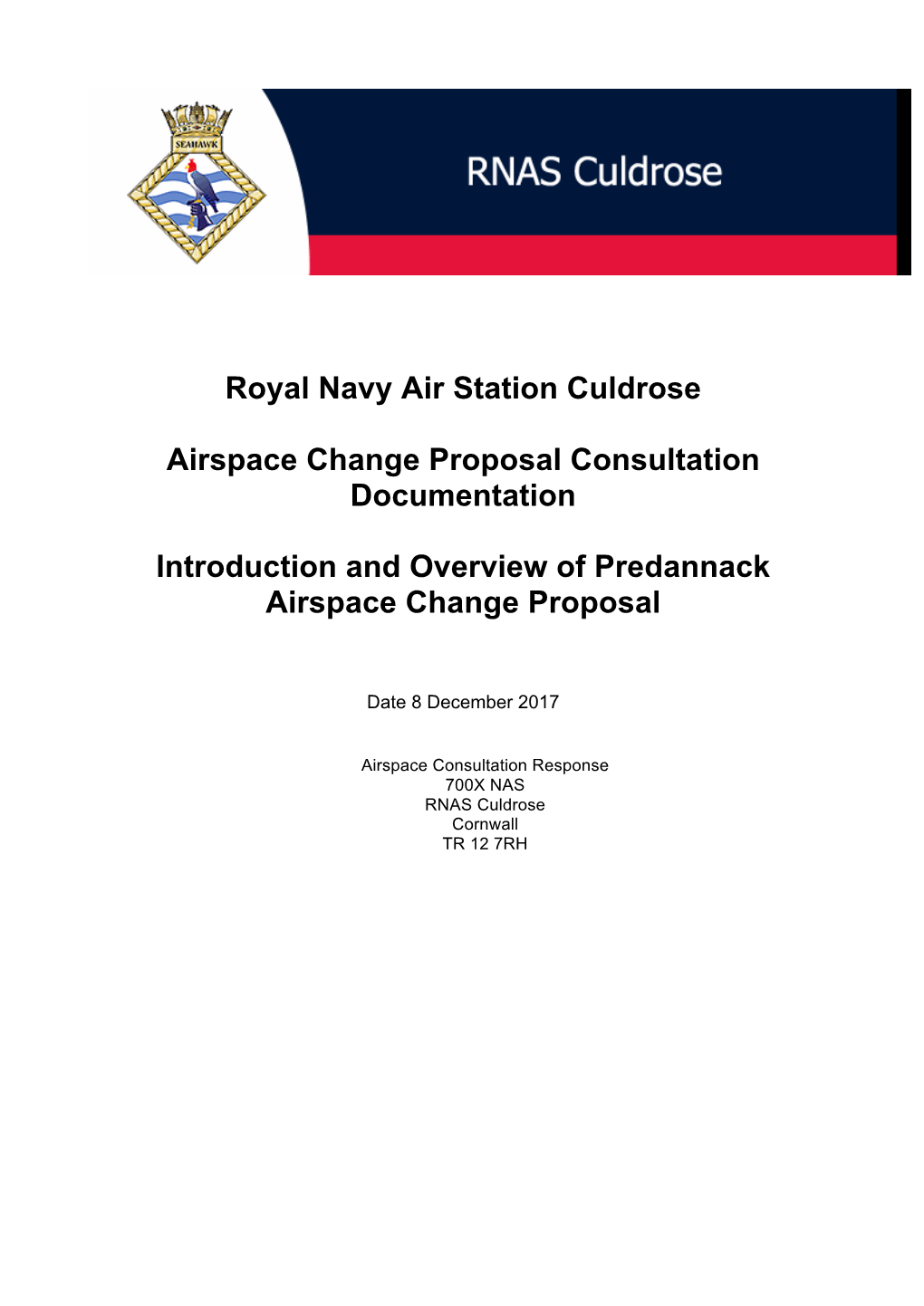 Royal Navy Air Station Culdrose Airspace