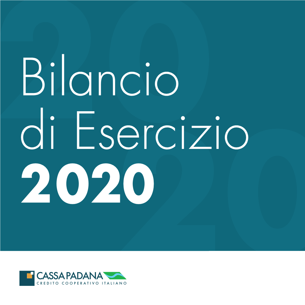 Bilancio Di Esercizio 2020 – Cassa Padana