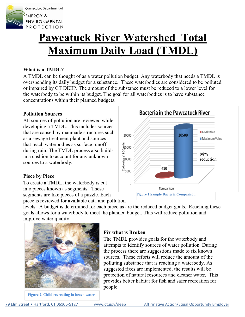 Pawcatuck River Watershed TMDL Factsheet