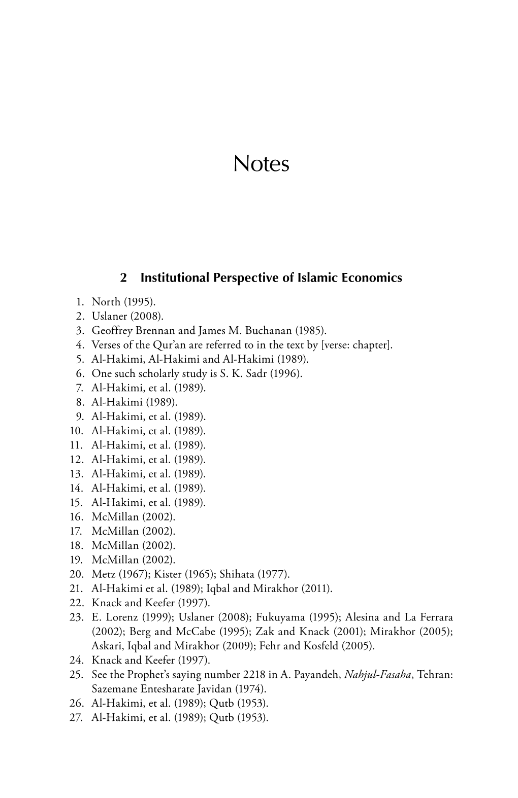 2 Institutional Perspective of Islamic Economics