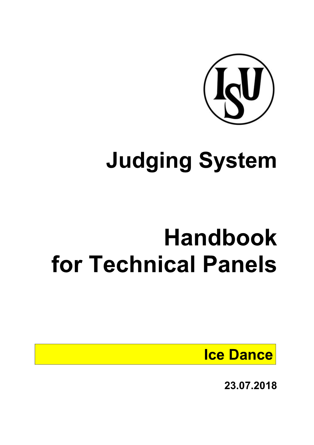 Handbook for Technical Panels