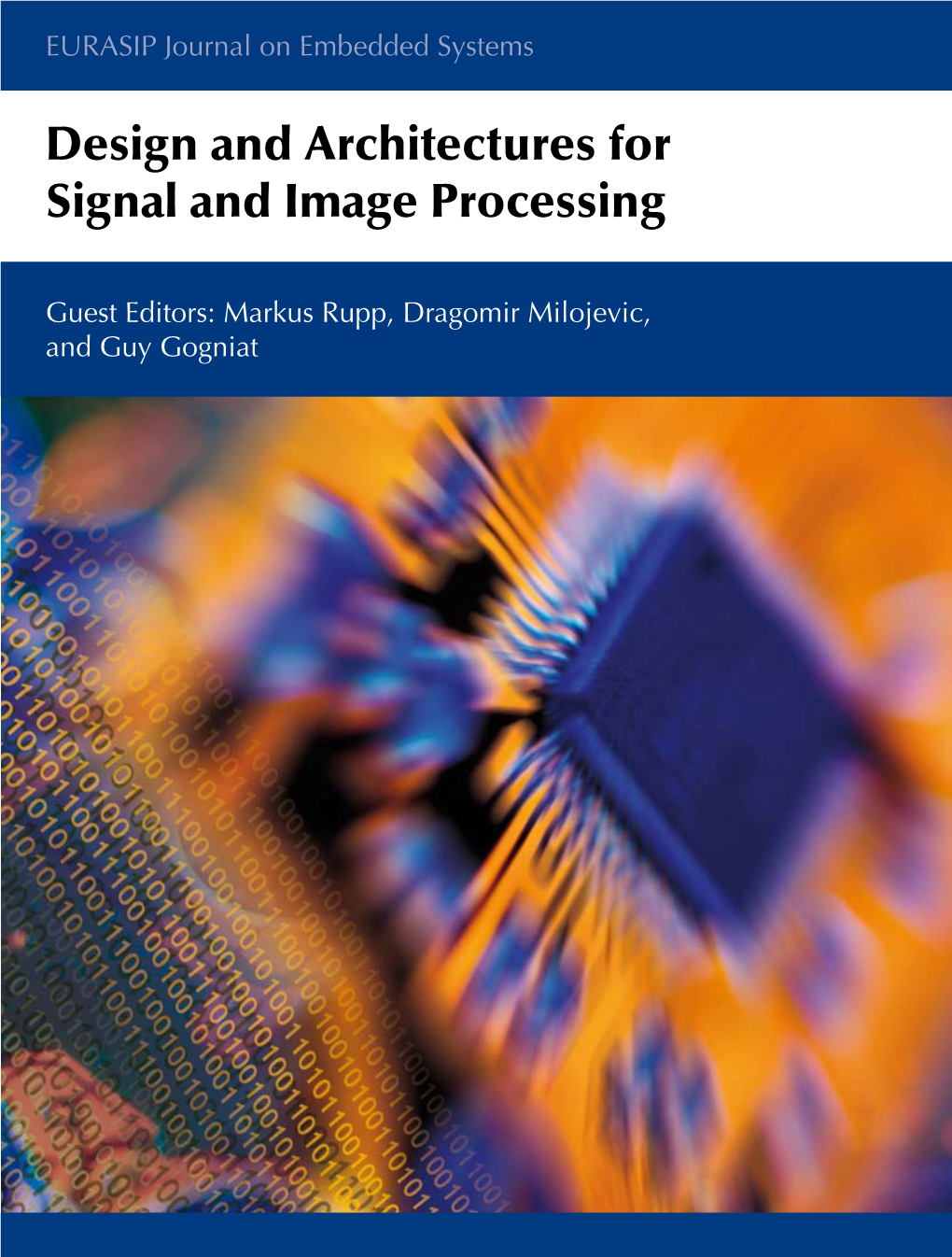 Design and Architectures for Signal and Image Processing