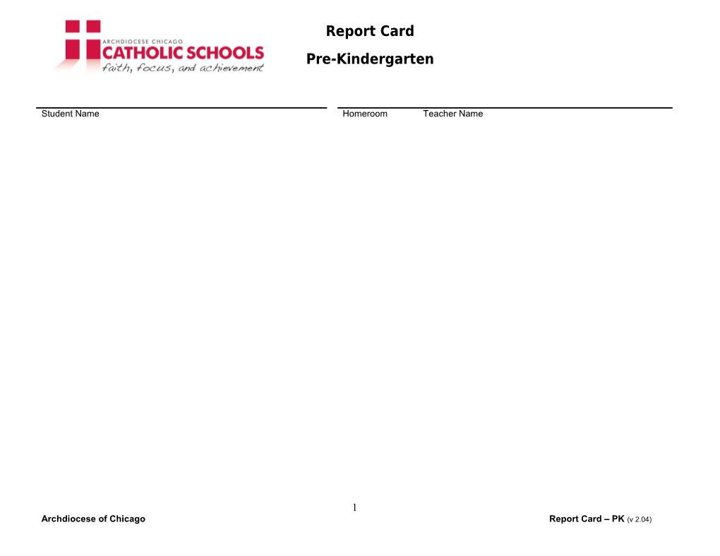 Archdiocese of Chicago: Office of Catholic Schools