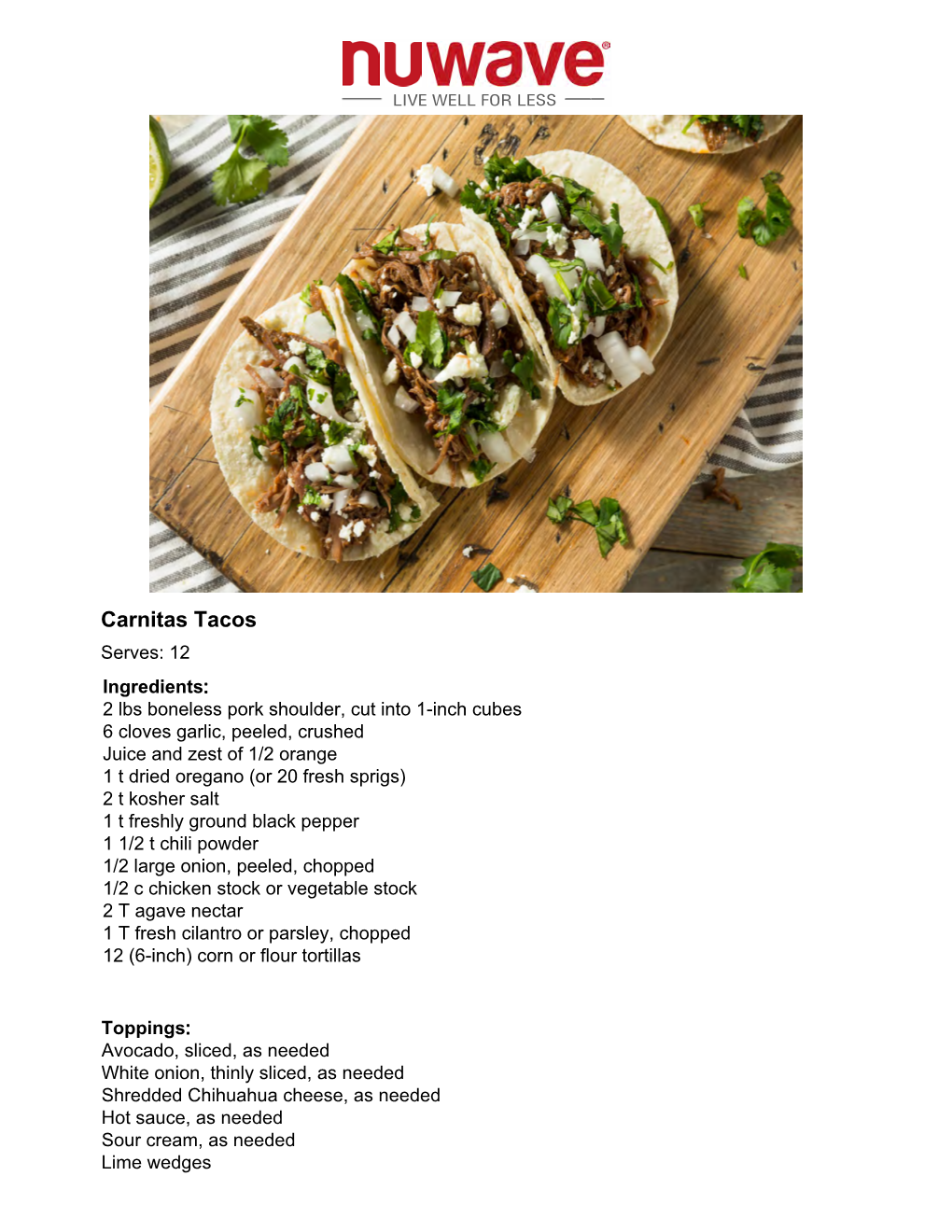 Carnitas Tacos