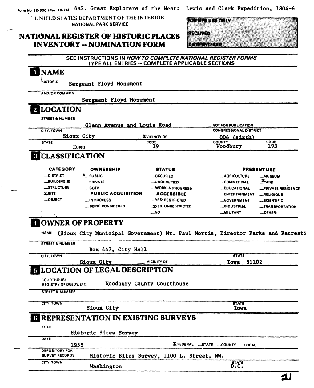 Qlocation of Legal Description Courthouse