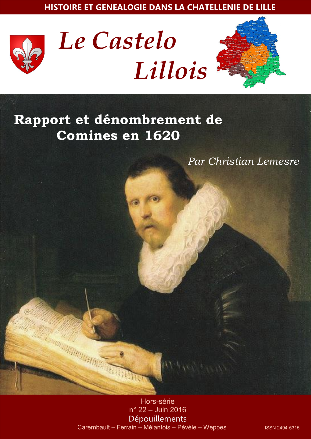 Rapport Et Dénombrement De Comines En 1620