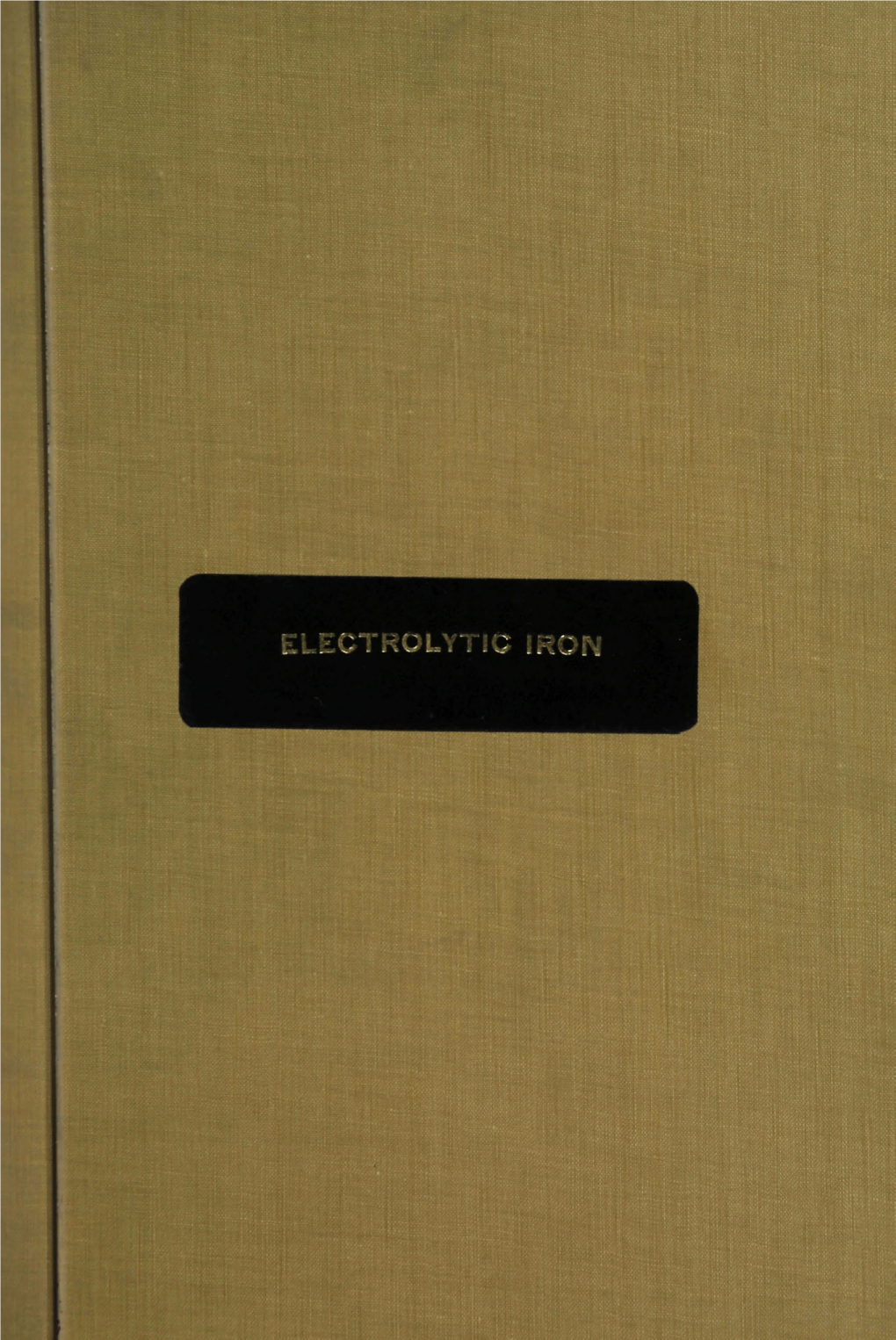 Electrolytic Iron