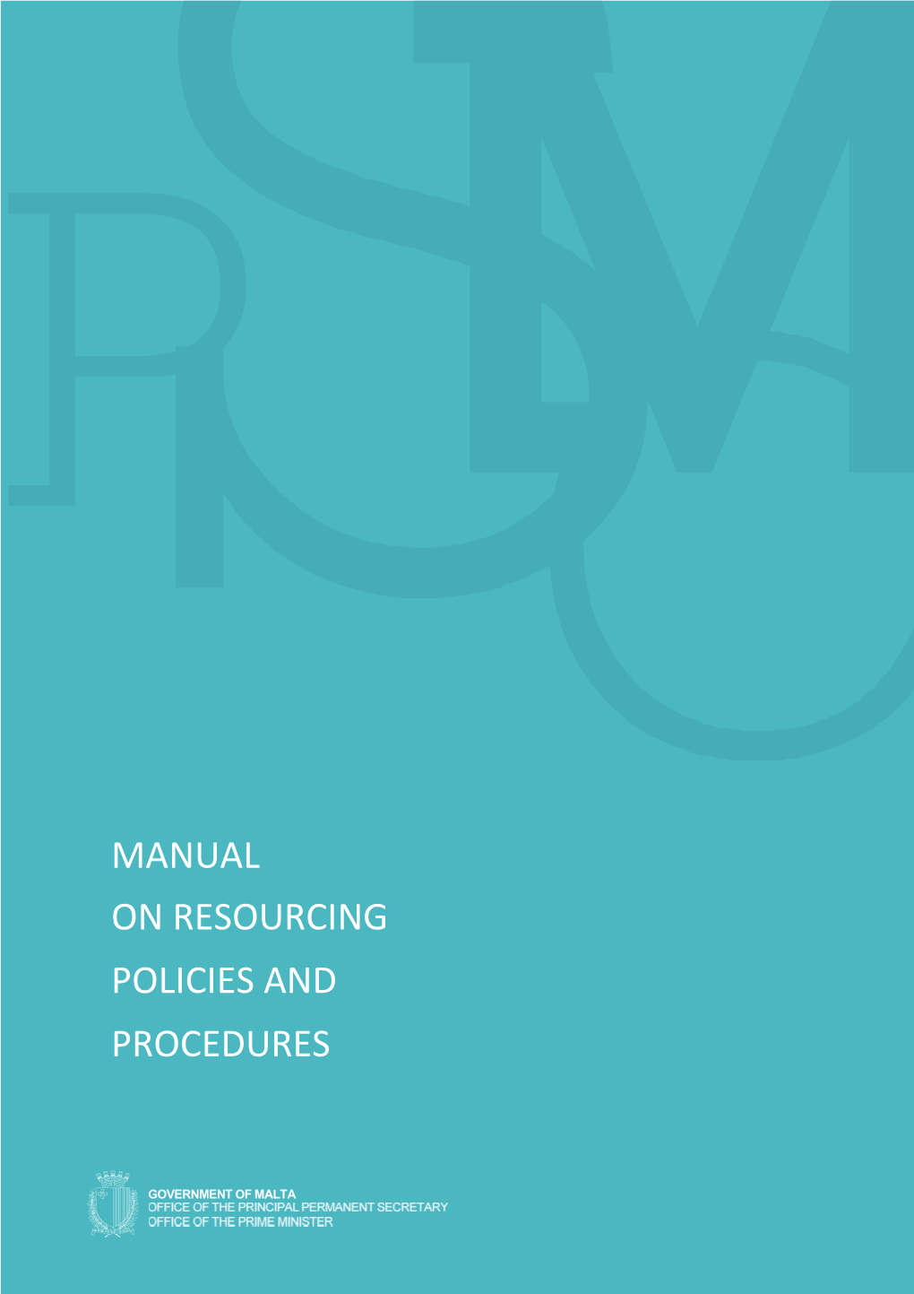 Manual on Resourcing Policies and Procedures