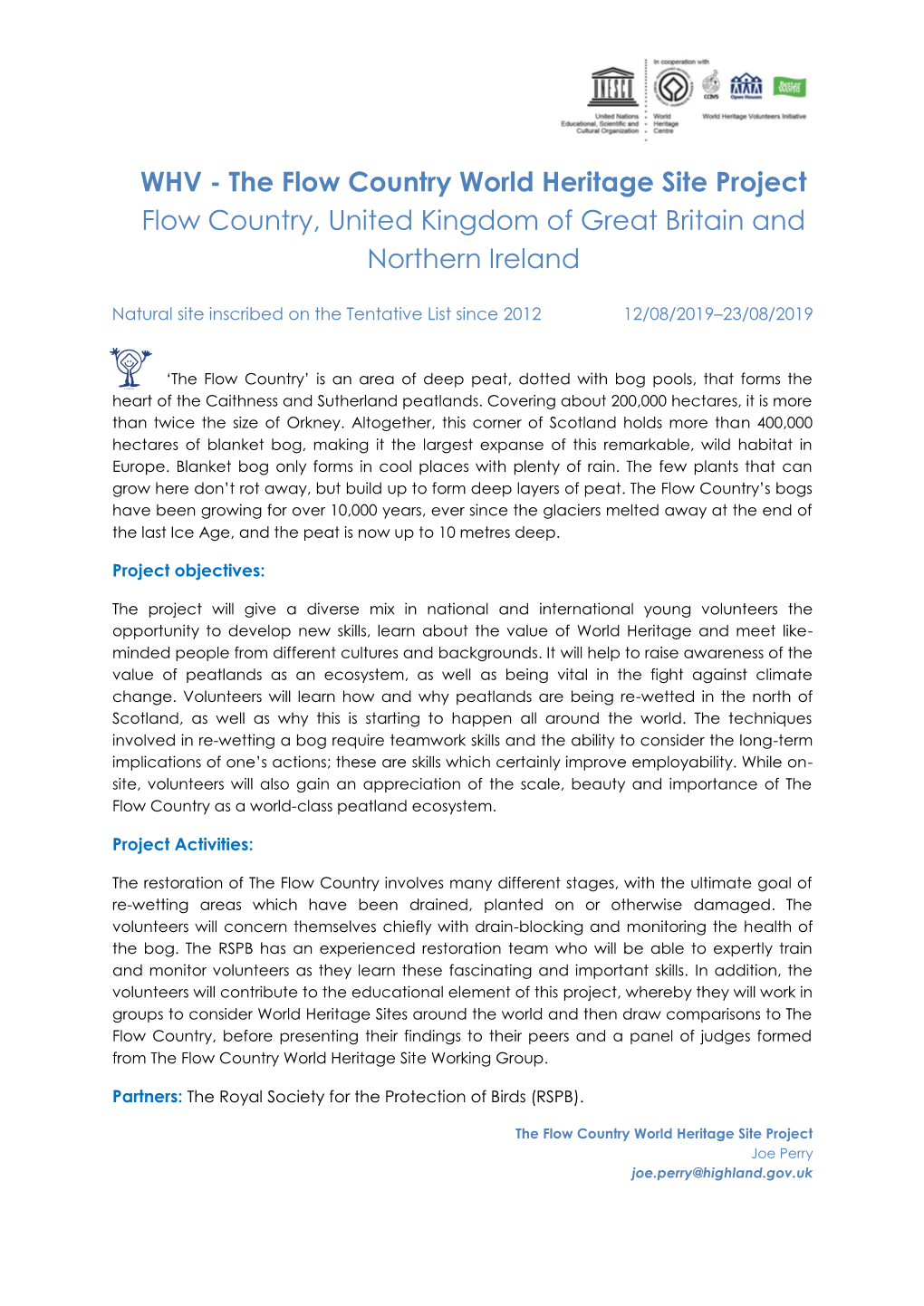 United Kingdom of Great Britain and Northern Ireland, the Flow Country