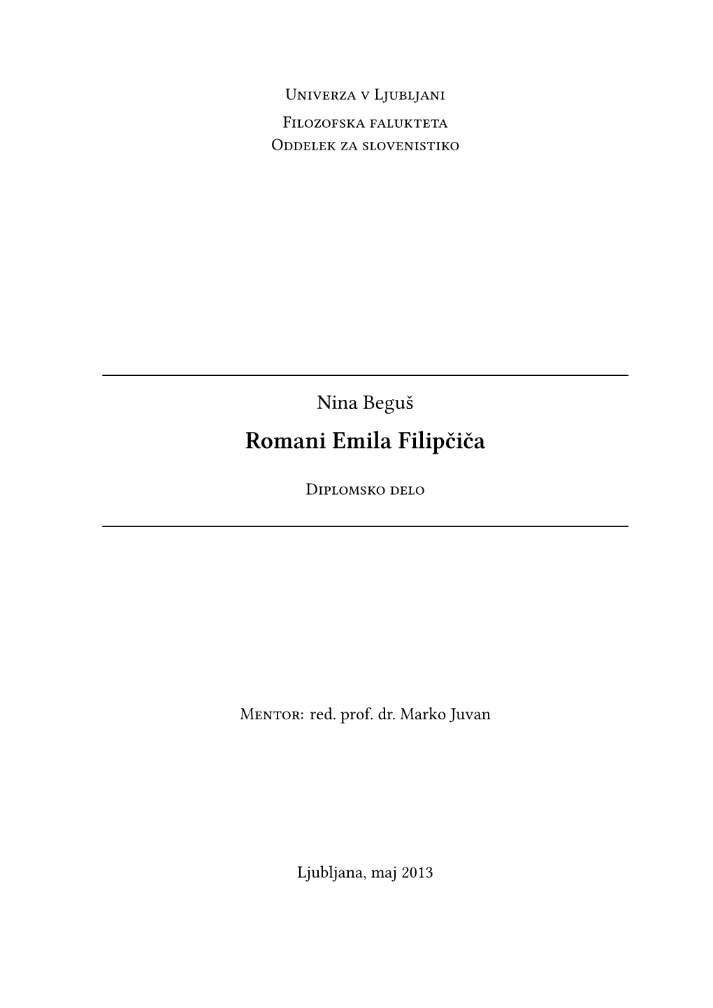 Romani Emila Filipčiča