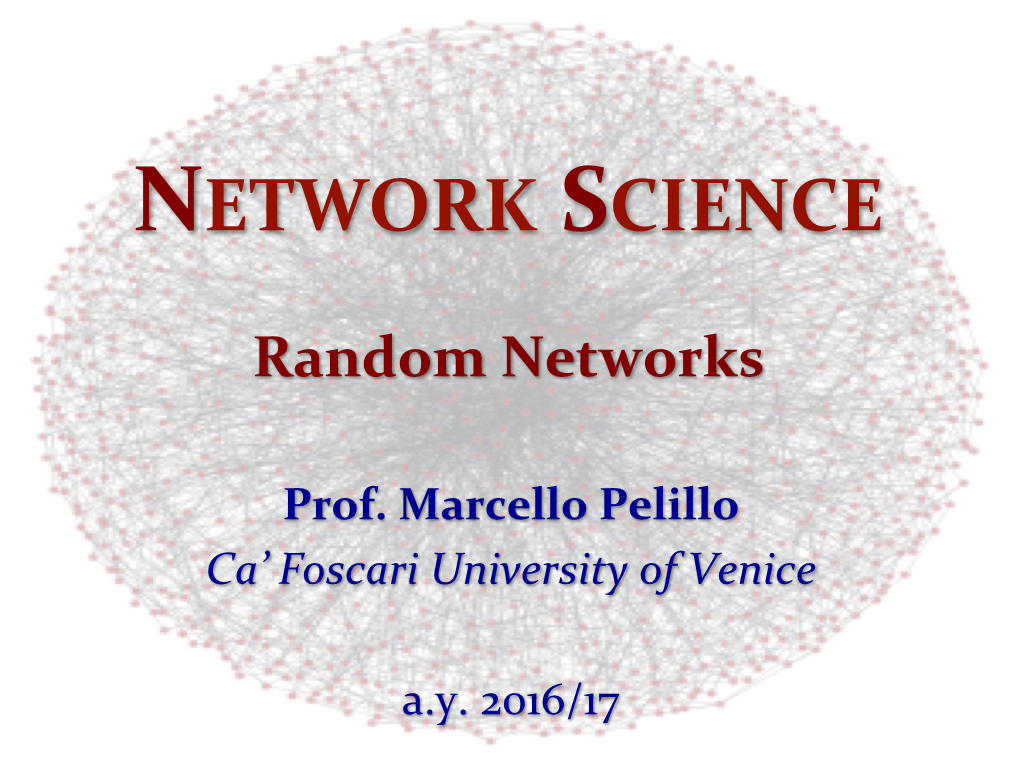 Network Science