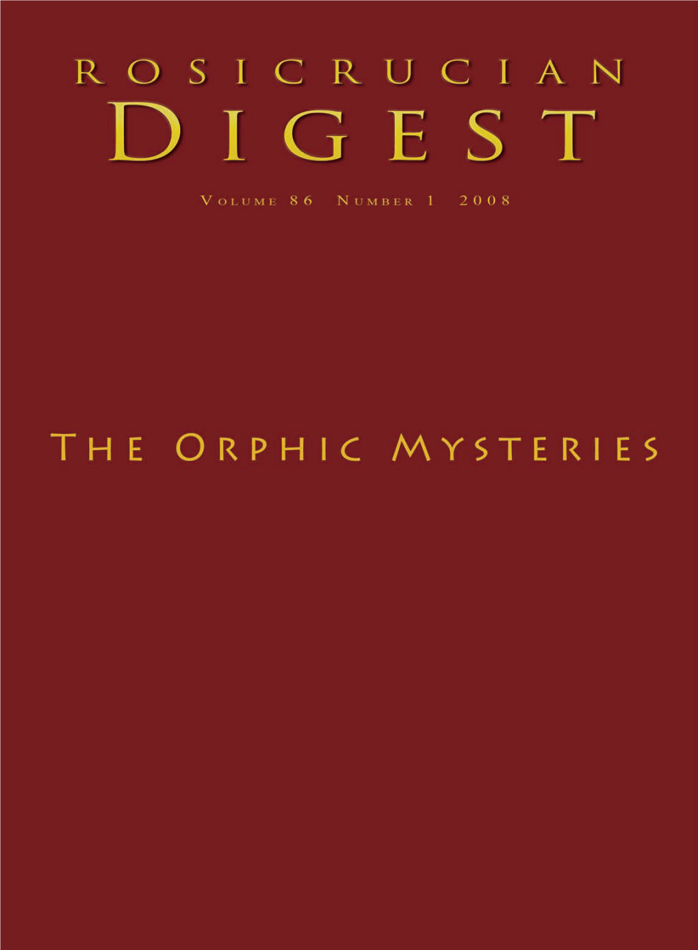 The Orphic Mysteries 48 Joscelyn Godwin, Ph.D