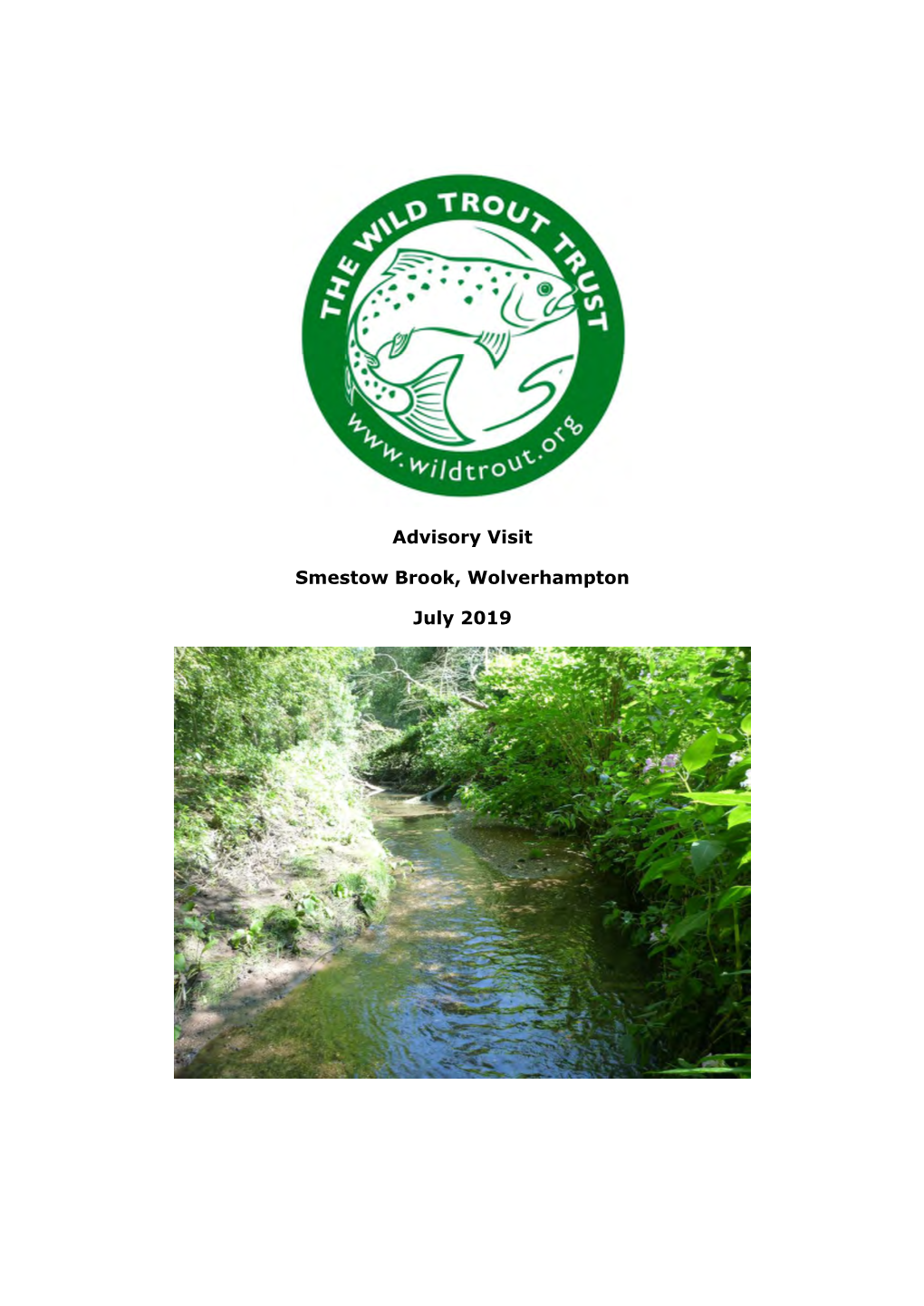 Advisory Visit Smestow Brook, Wolverhampton July 2019