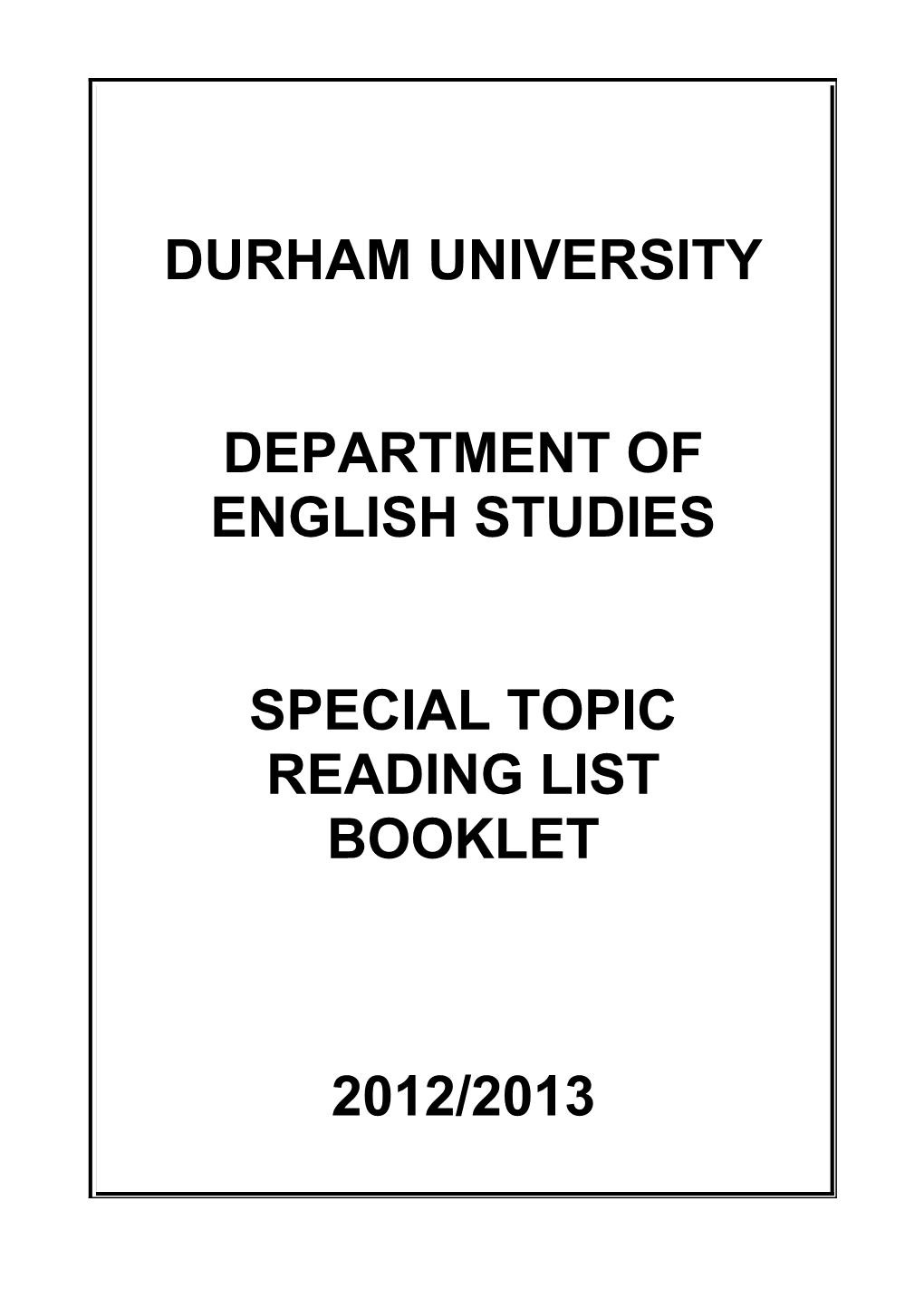 Durham University