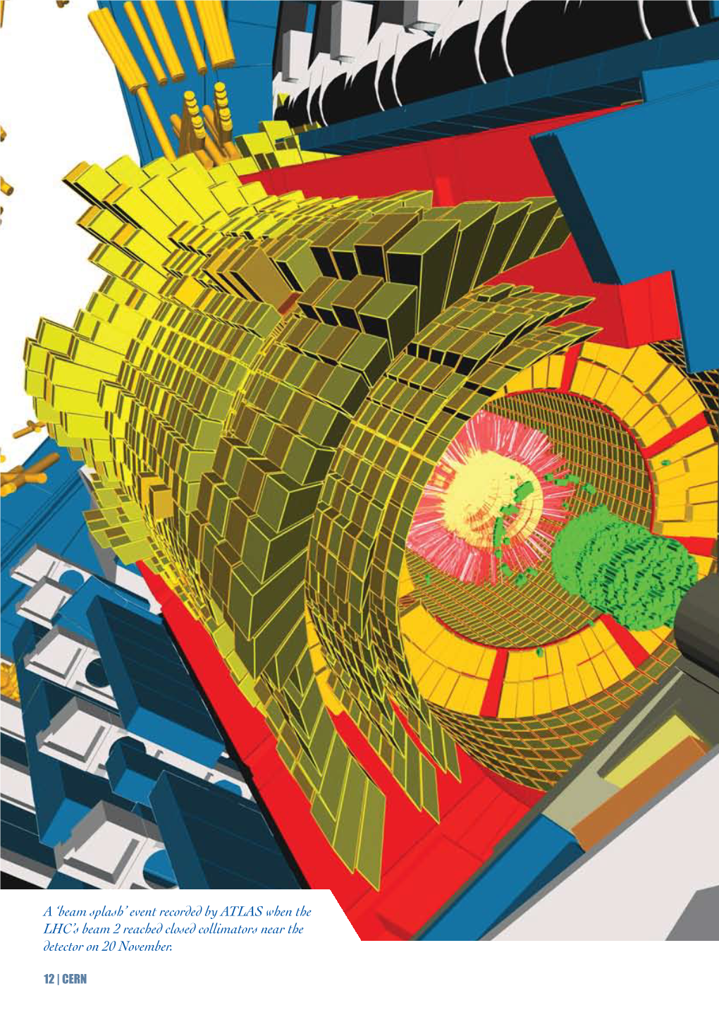 Event Recorded by ATLAS When the LHC's Beam 2 Reached Closed