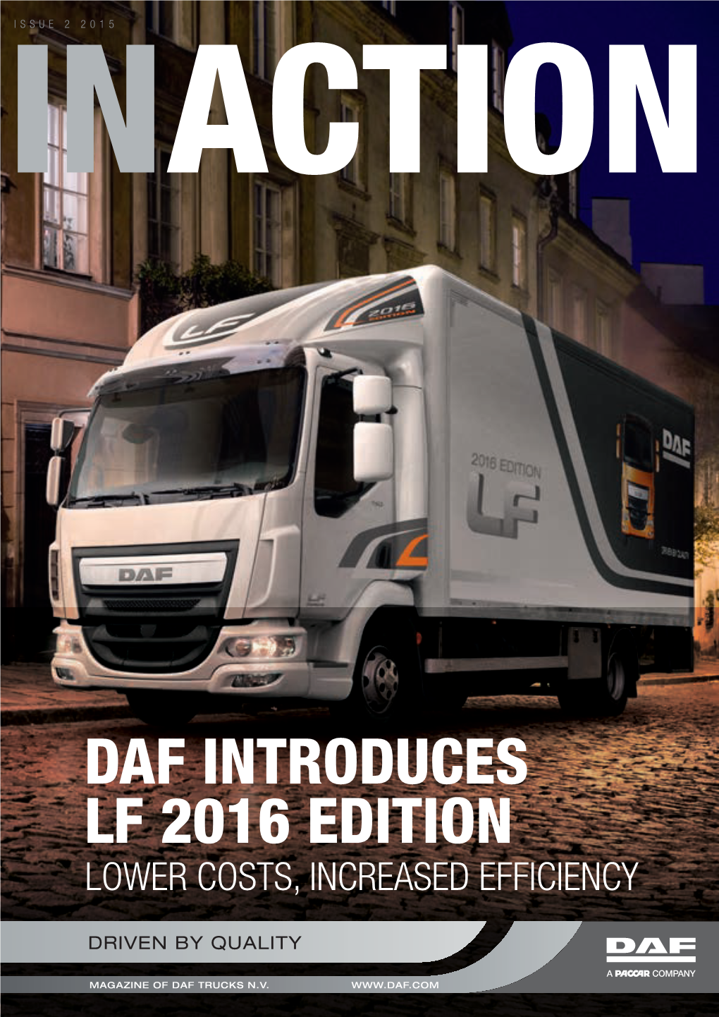 Daf Introduces Lf 2016 Edition Lower Costs, Increased Efficiency