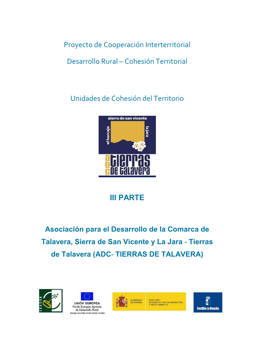 Proyecto De Cooperación Interterritorial Desarrollo Rural