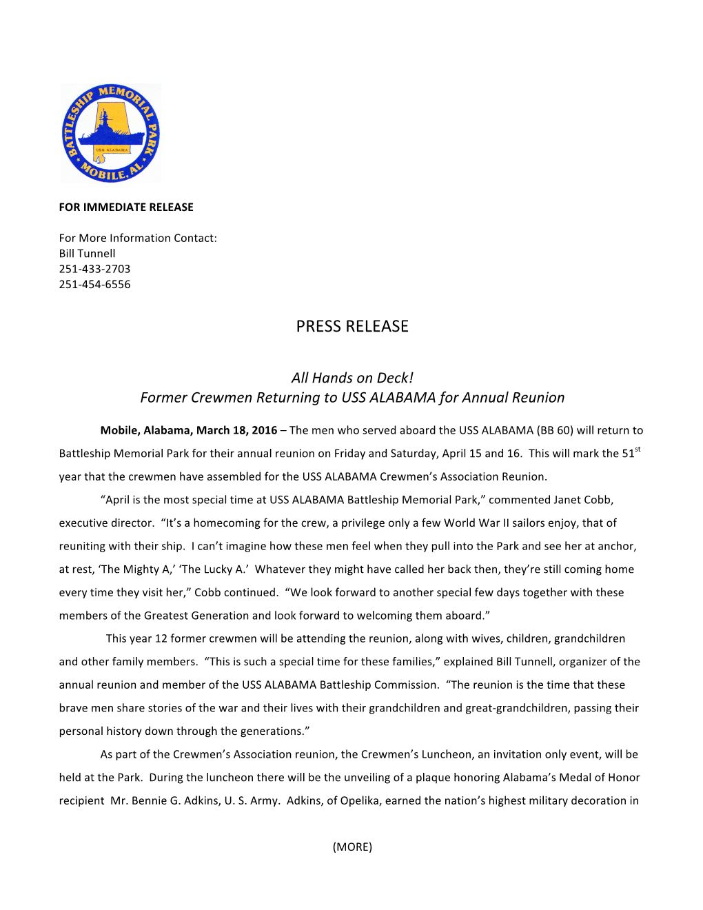 Press Release