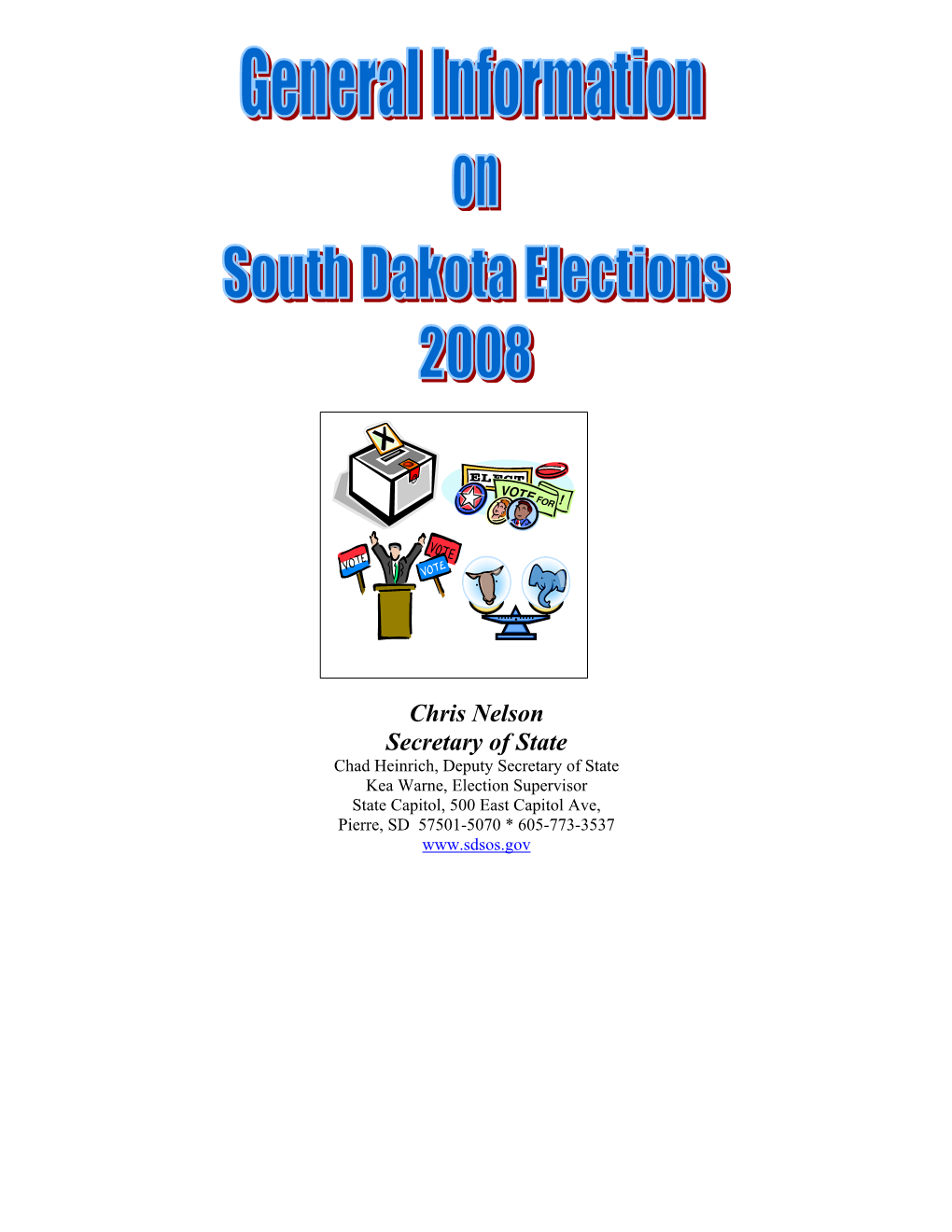 2004 Election Calendar