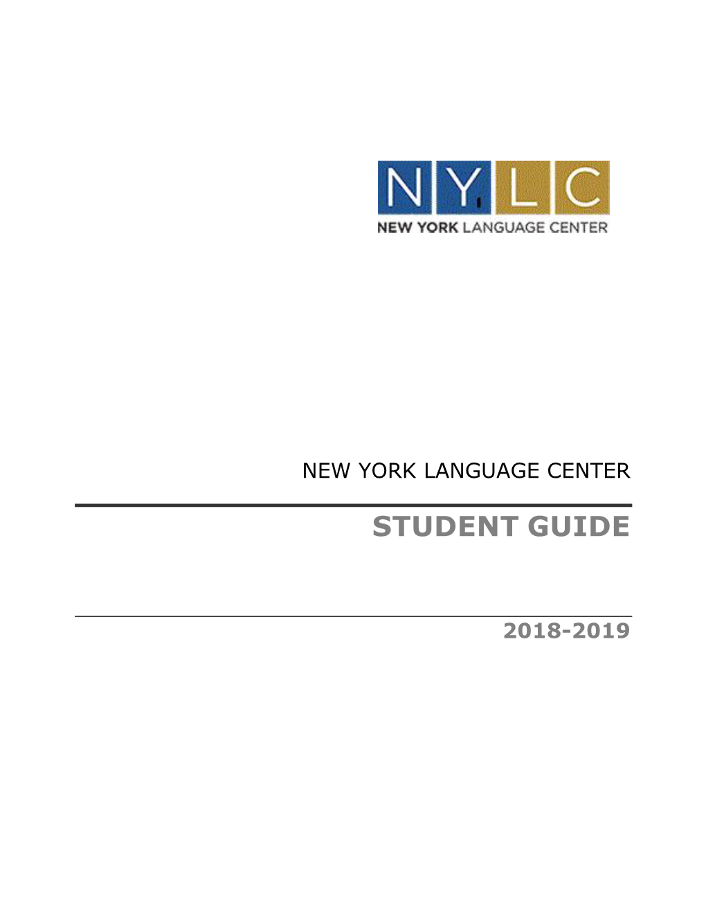 Student Guide 2018-19