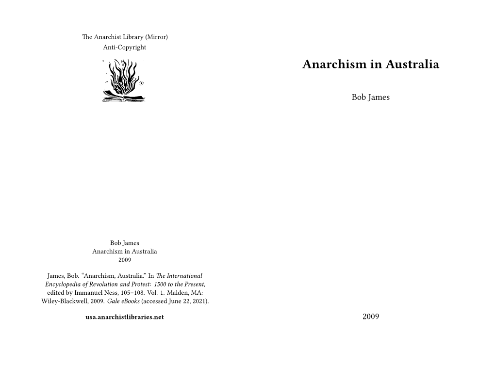 Anarchism in Australia