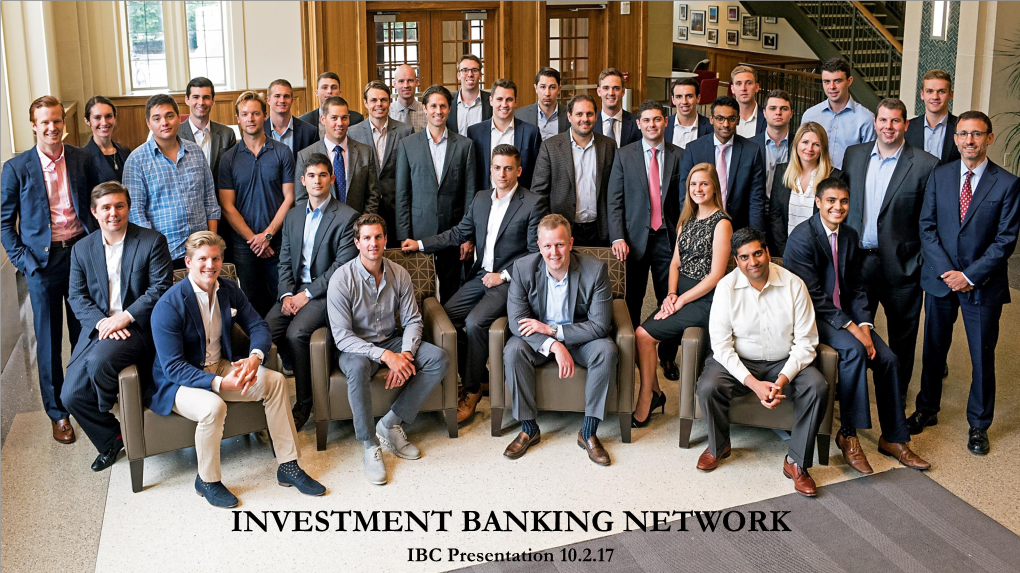 Investment Banking Network