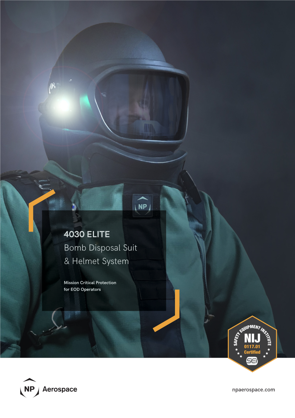 4030 ELITE Bomb Disposal Suit & Helmet System