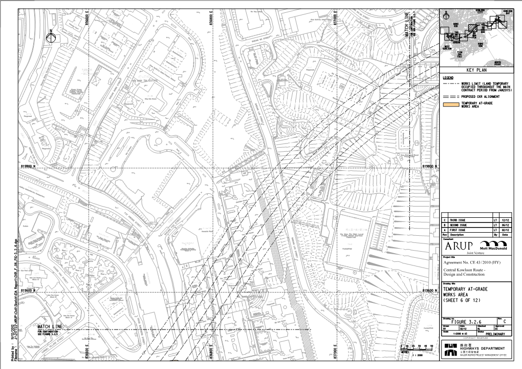 Figure 3.2.6 Temporary At-Grade Works Area (Sheet 6 Of