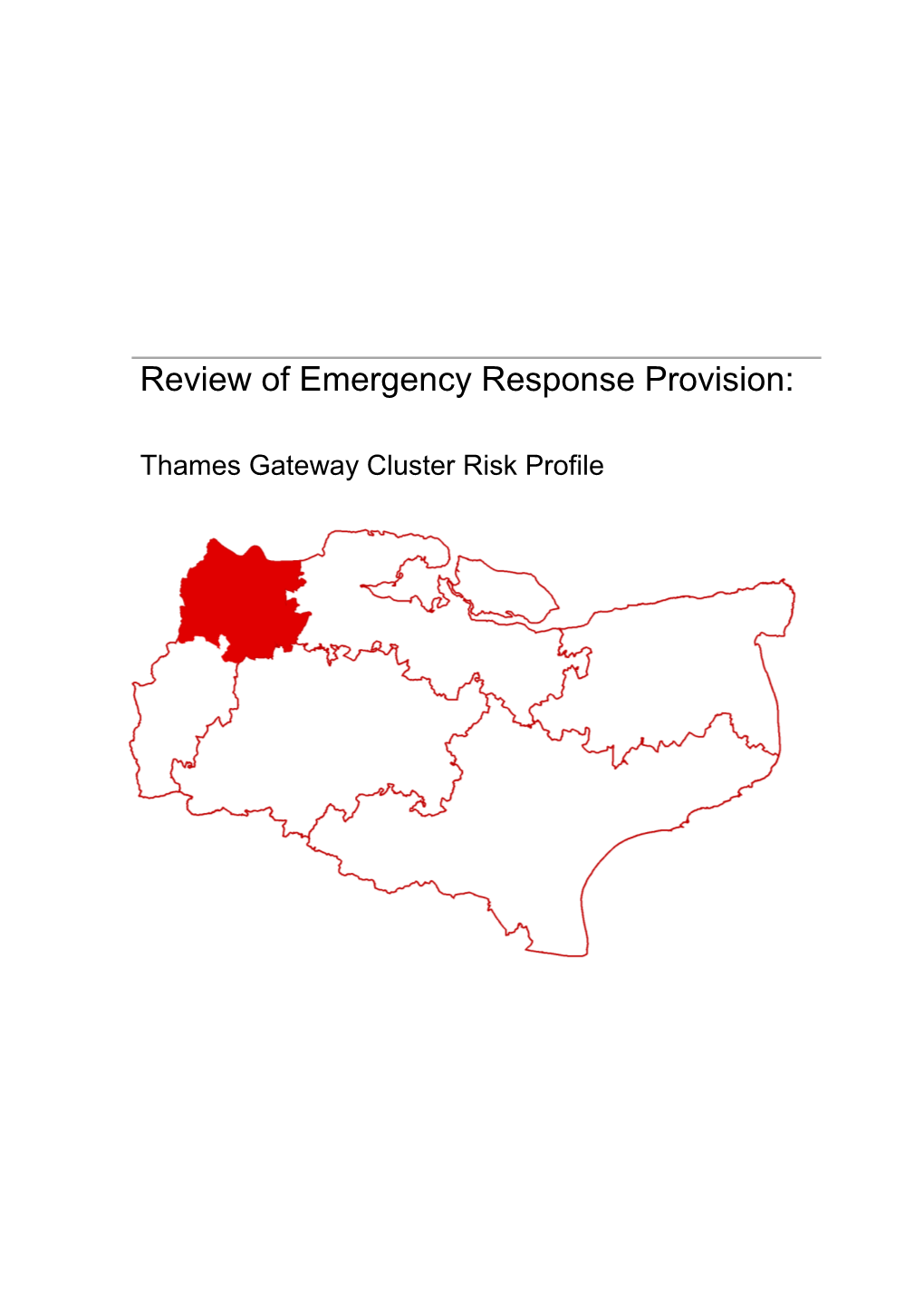 Thames Gateway Risk Profile