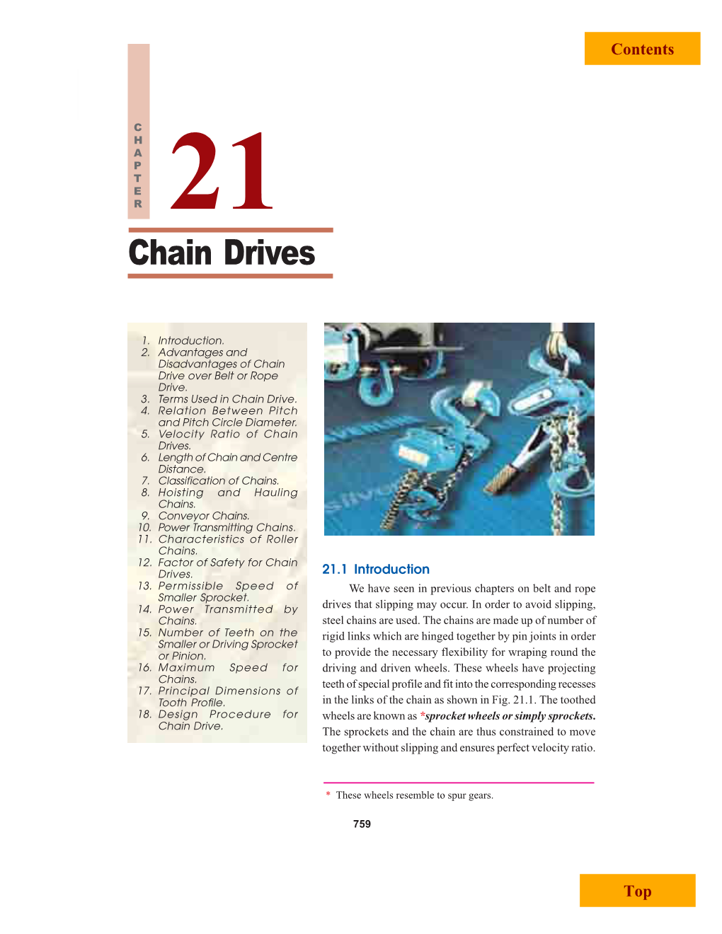 Chain Drives „ 759